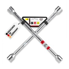 HEYNER® Radkreuzschlüssel  Schlüsselweiten 17 19 21 und 23 mm Radmuttern Stahl K