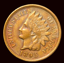 1895 Indian Head Cent - Attractive High Grade - FREE SHIPPING