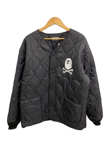 A BATHING APE (BAPE) Giacca trapuntata A BATHING APE nera 2L usata