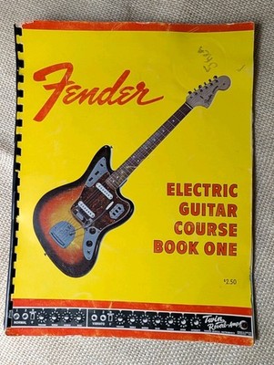 VTG Fender Electric Guitar Course Book 1 Spiral Bound 1965 AMC Publishing