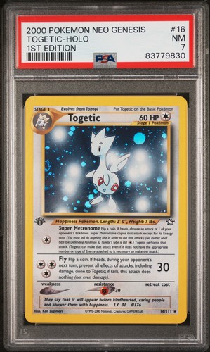 Togetic (1st Edition) graded PSA 7 for sale on eBay