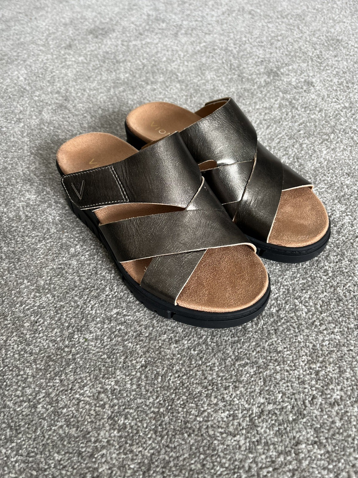 Vionic Uptown Sunset Wedge - Arch Support Wedge Sandal UK 3 RRP£135 - NWOT