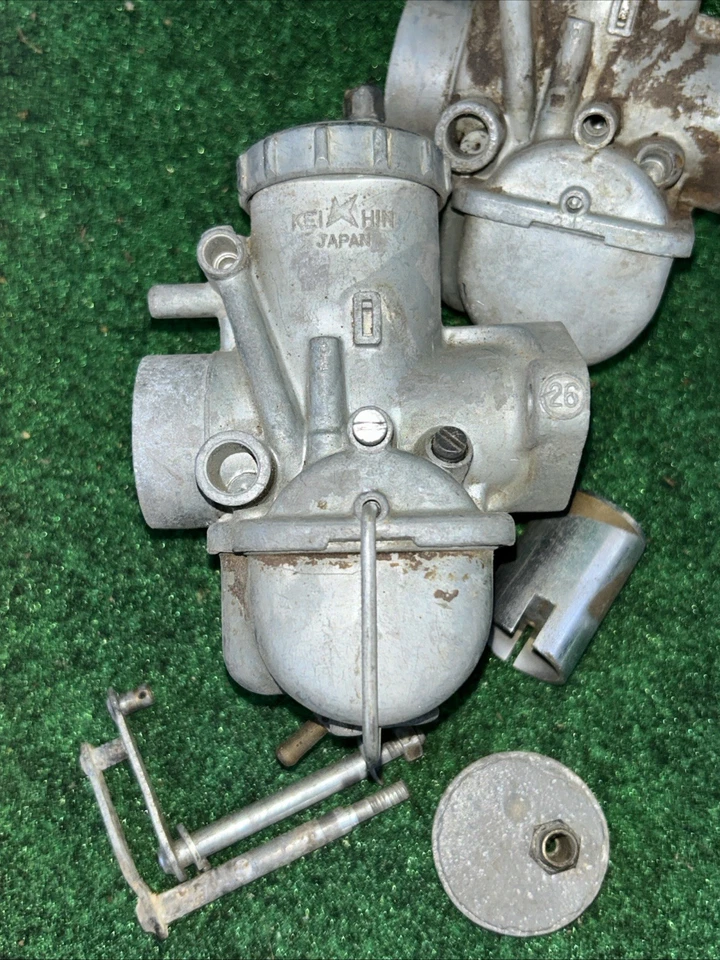 2 carburadores Keihin vintage años 70 Honda CB77 CL77 Superhawk Scrambler 26 mm pieza Foto 2 de 4
