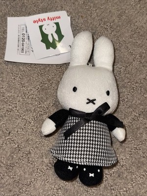 Miffy Style Tweed Mascot Plush Pop Up Store Limited New FS from Japan New w Tags