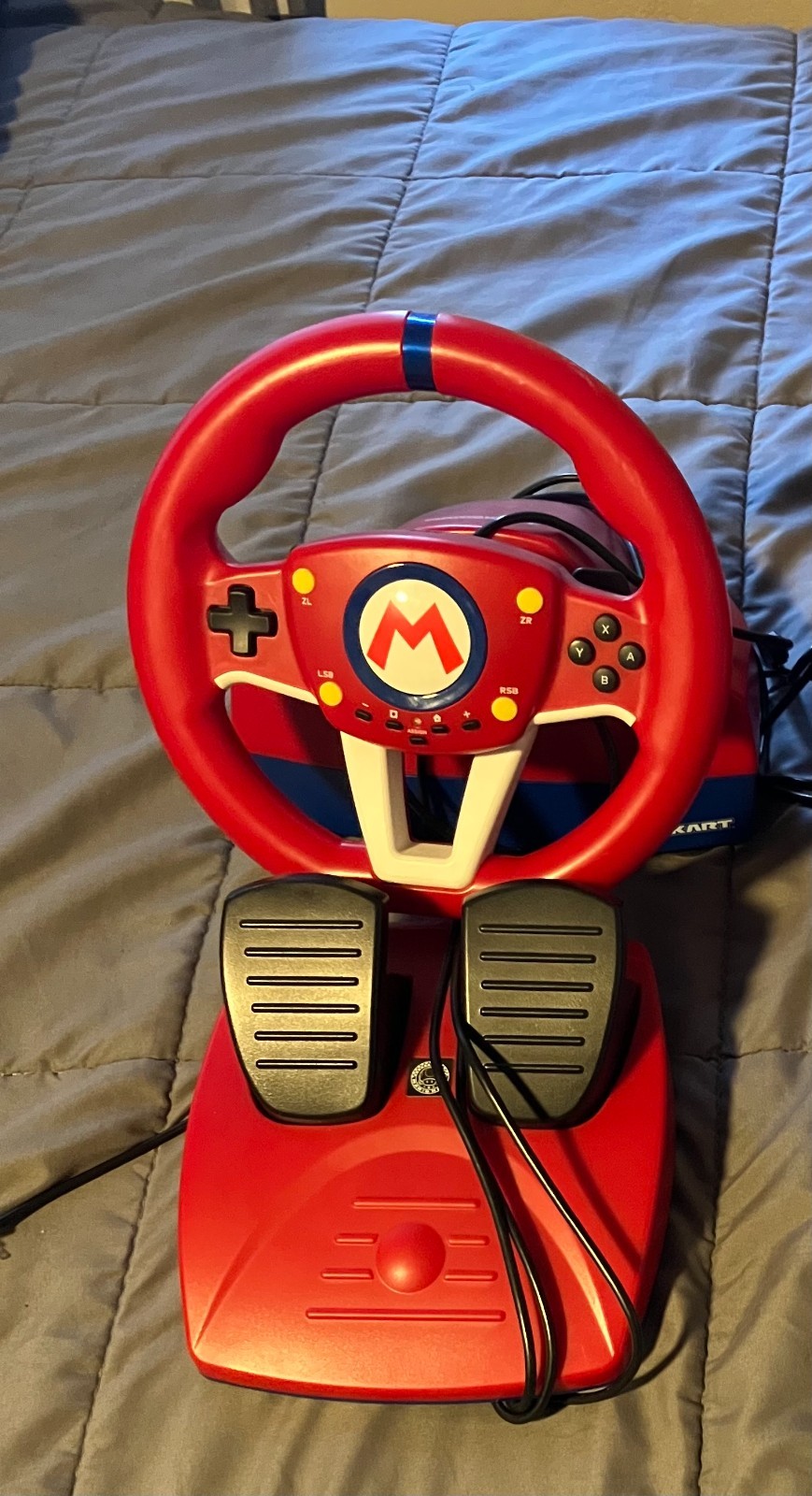 Nintendo Switch Mario Kart Racing Steering Wheel & Pedals