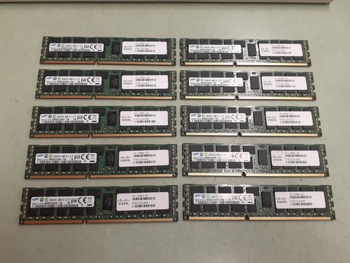 Samsung 80GB (10x8GB) PC3L-10600R REG ECC SERVER RAM M393B1K70DH0-YH9 1309