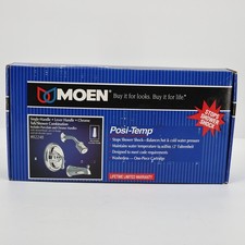 NEW Moen 82248 Posi-Temp Tub Shower Combination Kit Chrome Porcelain Handle