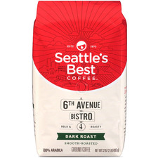 Seattle's Best 6th Ave Bistro Level 4 Medium Dark Roast Coffee 3-Pack 6 LB