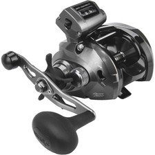 Low Profile Line Counter Trolling Reel Graphite Frame Lightweight Design