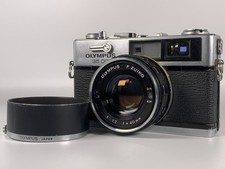 Olympus 35 DC Rangefinder Film Camera 40mm f1.7 Zuiko Lens Tested w/ Hood Japan