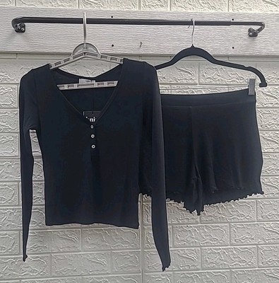 New Knix Modal Rib Henley Sleep Set  Women's 6pm S/P
