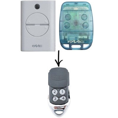 FAAC Compatible Garage/Gate Remote XT2/XT4/TE4433H/787452/433 LC RC 741 402