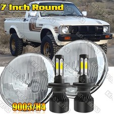 For 1979 1980 1981 Toyota Pickup 2pcs 7 Inch Round Led Headlights Hilo Beam