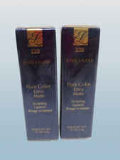ESTEE LAUDER PURE COLOR ENVY MATTE SCULPTING LIPSTICK 220 UNATTAINABLE 2PCS