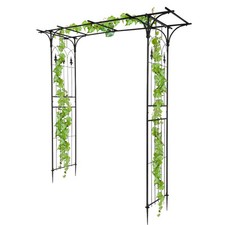 Metal/Wooden Garden Arch Gate Arbour Rose Pergola Archway Patio Climbing Plant
