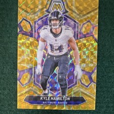 Panini 2024 Mosaic Yellow Prizm Kyle Hamilton #21 Ravens Football NFL