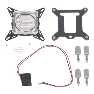DIY CPU Waterblock Water Cooling Watercooled Block Computer Cooling Radiator