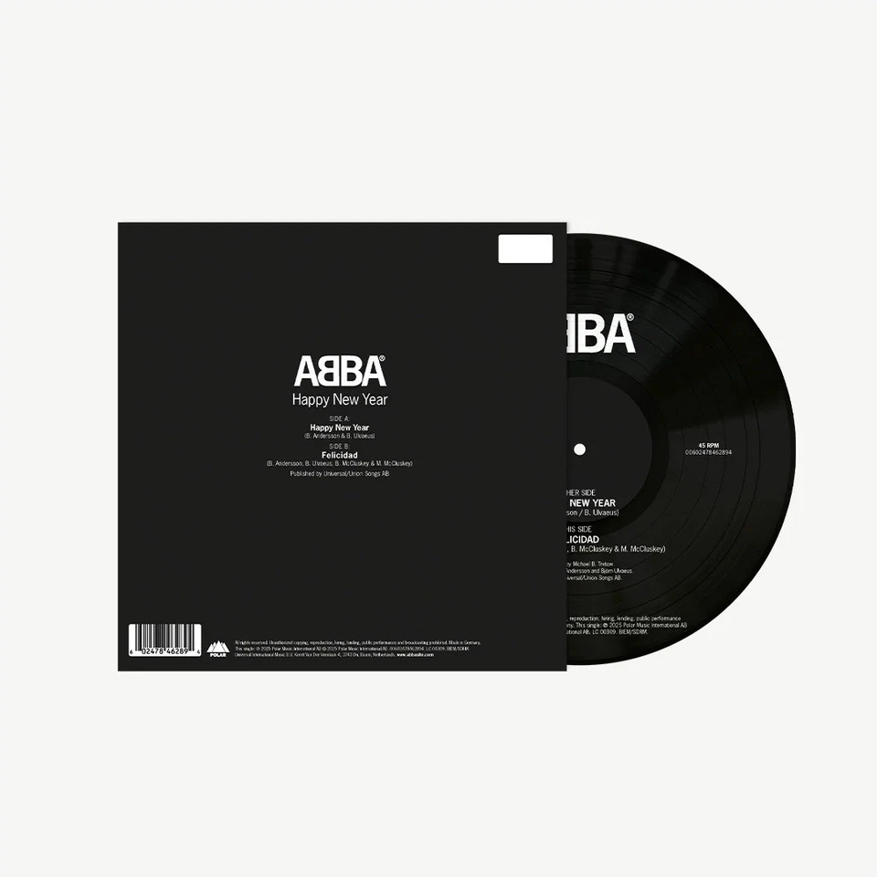 ABBA HAPPY NEW YEAR 2026 7” ZOETROPE 4500 COPIES WW NEW PRESALE - Image 3 of 3