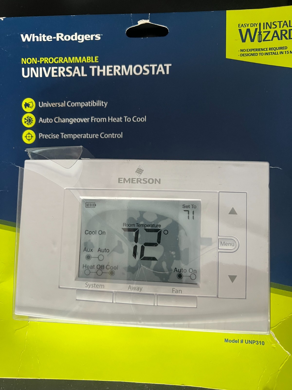 Emerson White-Rodgers Non-Programmable Universal Thermostat, (UNP310) 2540/OB