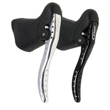 Interloc Racing Drillium V2 Black Aero Brake Levers Set - Lightweight Short