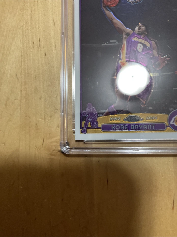 2003-04 Topps cromo refractor Kobe Bryant #36 CSG 9 como nuevo Los Angeles Lakers Foto 3 de 4