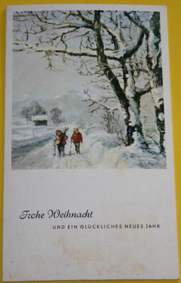 AK. Frohe Weihnacht und ein gutes neues Jahr. Klappka Nicht beschriftet (10.712)