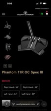 Scotty Cameron Phantom 11R OC Spec 3. Limited Release. 35”