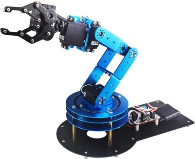 6DOF Robotic Arm Kit 5 Servo Mechanical Claw PC Software