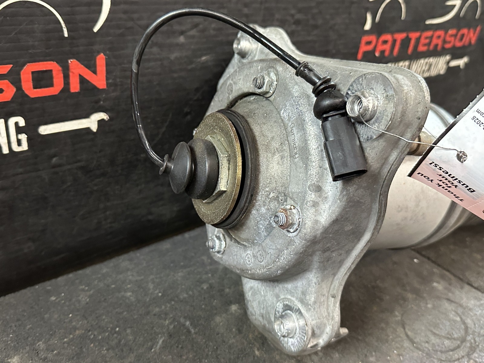 03-12 BENTLEY CONTINENTAL FRONT DRIVER LEFT LH AIR RIDE STRUT SHOCK