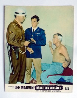 HÄNGT DEN VERRÄTER * AUSHANGFOTO #20 Ger LC Lee MARVIN Vera MILES Sergeant Ryker