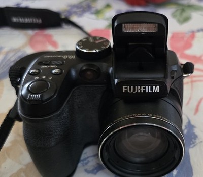 Fujifilm FinePix S1500 10MP Digital Bridge Camera Tested Working, Needs SD card
