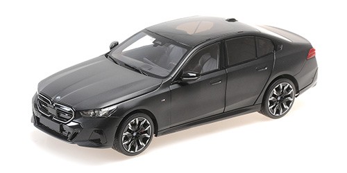 BMW I5 2023 Grigio Opaco Modellino 1:18 Minichamps - Photo 1/2