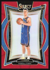 2024-25 Select Red Prizm 163/199 Nikola Topic Rookie #89 SB6