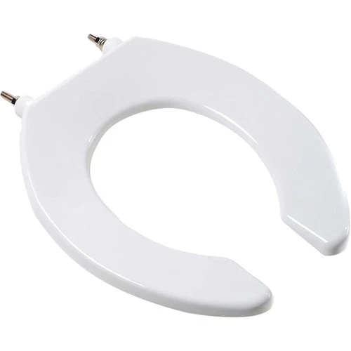 Jones Stephens C106C00 White Elongated Plastic Toilet Seat - Picture 1 of 2