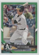2018 Bowman Prospects Green /99 Greg Deichmann #BP45 ni4