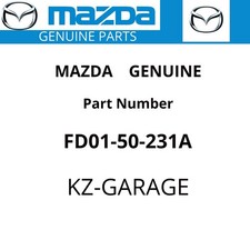 Mazda Genuine Rear Bumper Lower Fd01-50-231a New Mazda Genuine Rear Bumper Lower Fd01-50-231a New