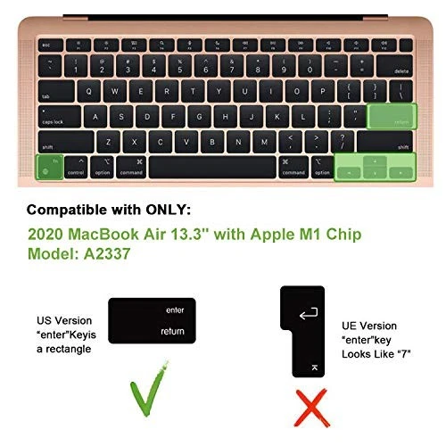 Ultra Thin Silicone Korean Language Keyboard Cover Skin for MacBook Air White - Image 3 of 4