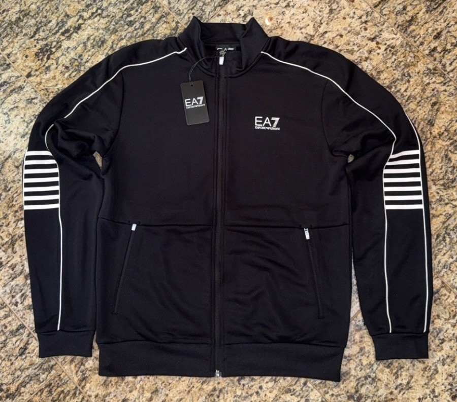 EMPORIO ARMANI EA7 Mens Full Zip Tracksuit Jacket Size S-XL
