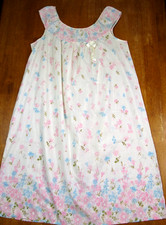 Philmaid Vintage 1970s Nightgown 40/42 Large Floral Feminine Cottagecore Babydol