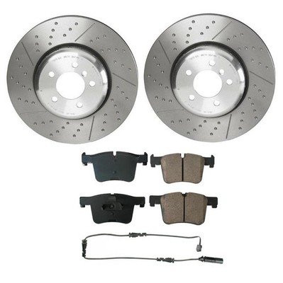 Akebono Front M Performance Brake Kit Euro Pads Disc Rotors For BMW F30 320i xD
