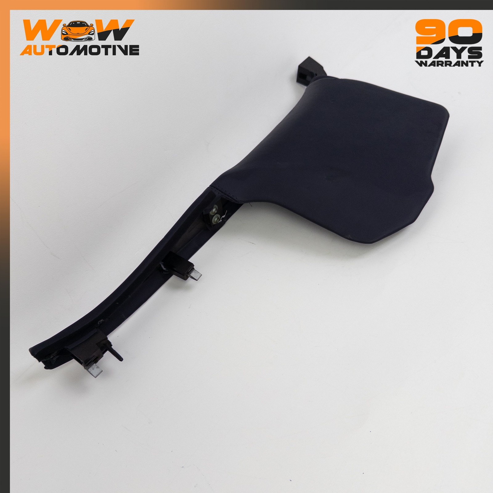 06-13 BENTLEY CONTINENTAL FLYING SPUR FRONT RIGHT LOWER A PILLAR TRIM BLACK OEM