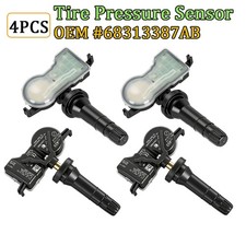 Set Of 4 For 68313387ab Tpms Tire Air Pressure Monitor Sensors 68313387ac New Set Of 4 For 68313387ab Tpms Tire Air Pressure Monitor Sensors 68313387ac New