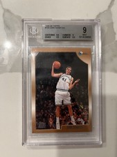 Topps 1998-99 Dirk Nowitzki Rookie Card #154 Dallas Mavericks BGS 9 NBA