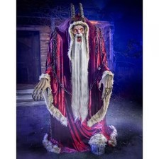 Officially Licensed 7'3" Krampus Moving Howling Animatronic Christmas Decoration