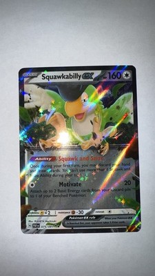 Squawkabilly ex 075/091 - Paldean Fates Ex Double Rare Holo (NM+)