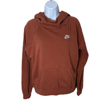 Nike Sportswear Essential Funnel-Neck Fleece Pullover Hoodie Size S
