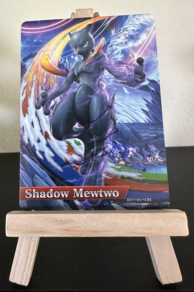 Shadow Mewtwo Amiibo Card Pokken Tournament pokemon NM | eBay