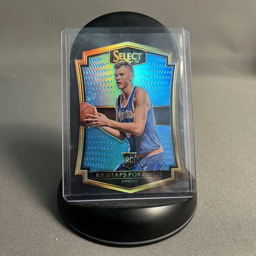 Kristaps Porzingis 2015-16 Select Silver Rookie RC Insert /199 No. 196 NY Knicks