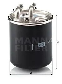 Mann-Filter Filtro Carburante Wk 820/2 X - Immagine 3