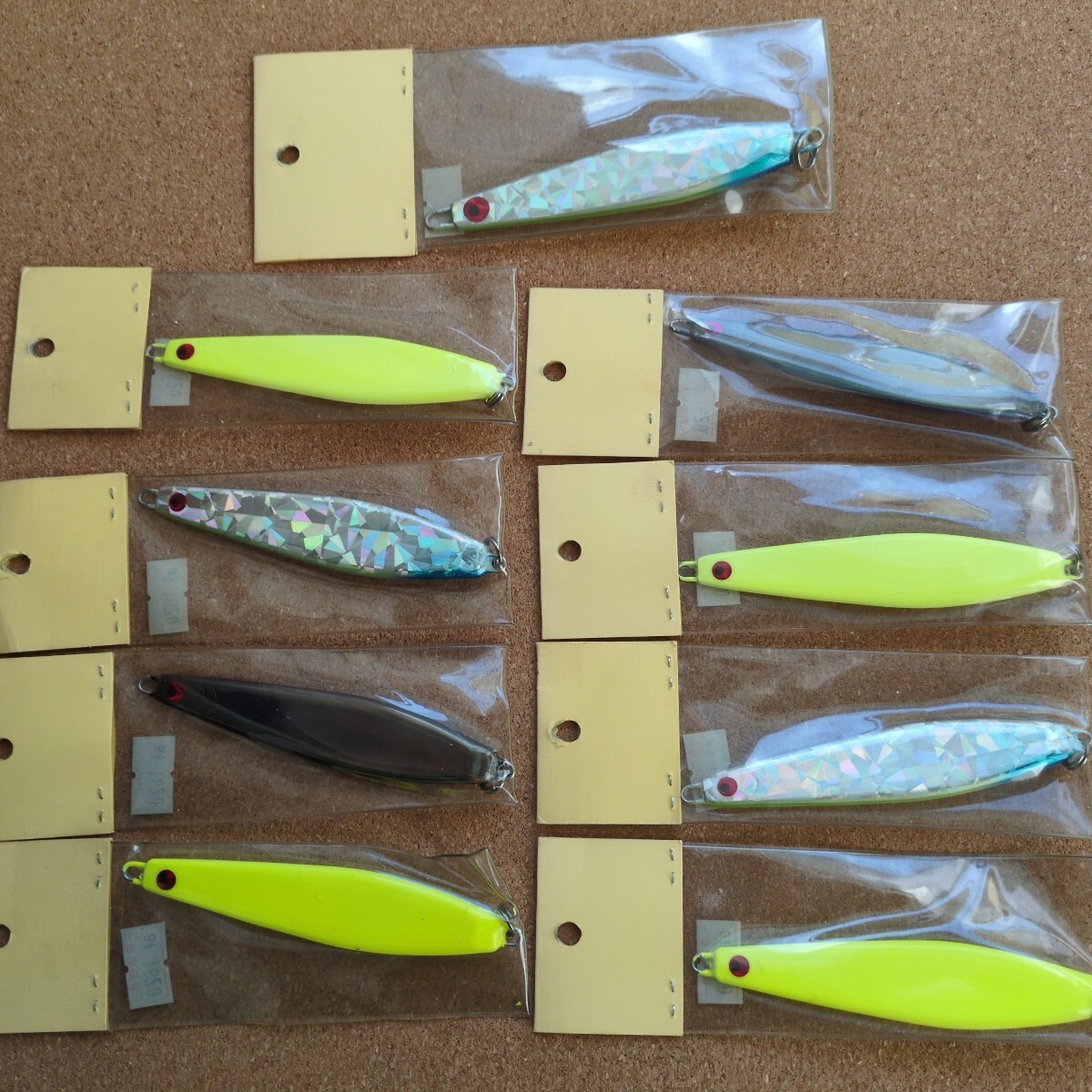 J-5 C-11579 Rumble Bait Haori Jig 90g 110g 9-piece set TS Special Color Many - Image 2